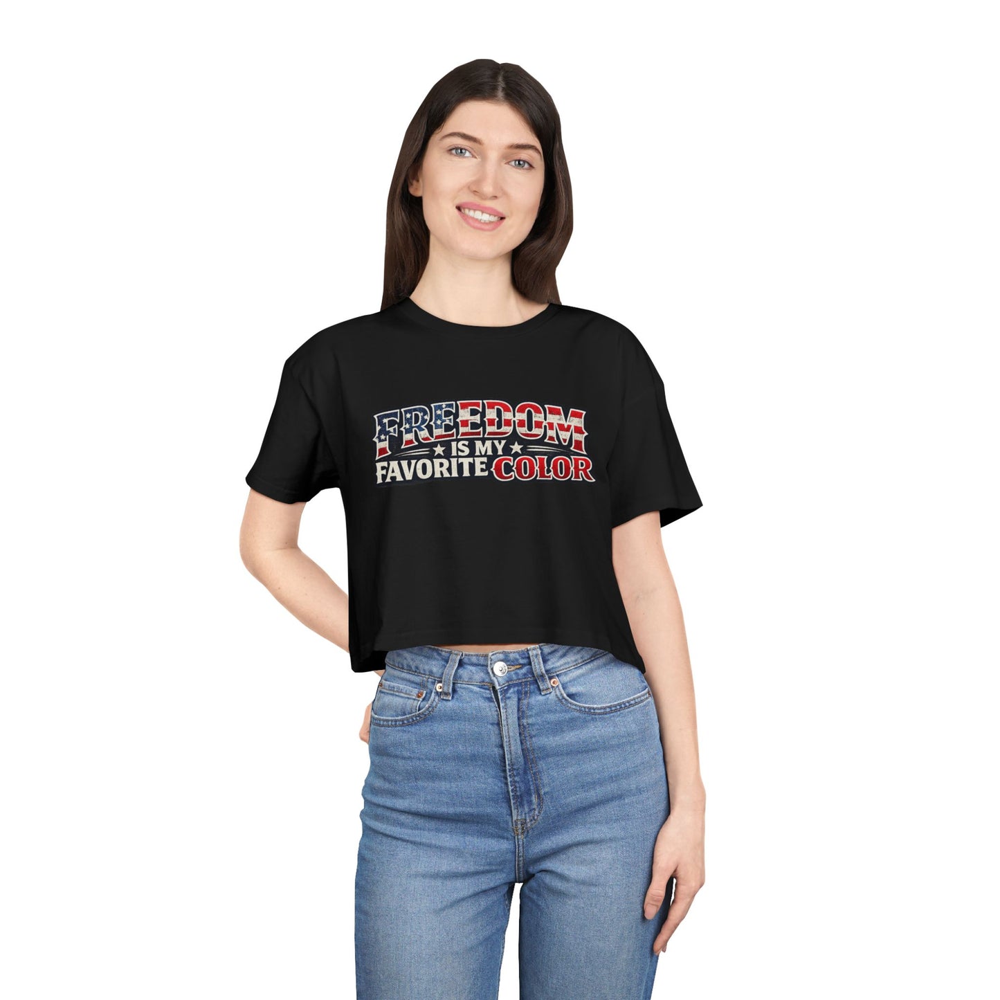 Freedom Color Crop Top