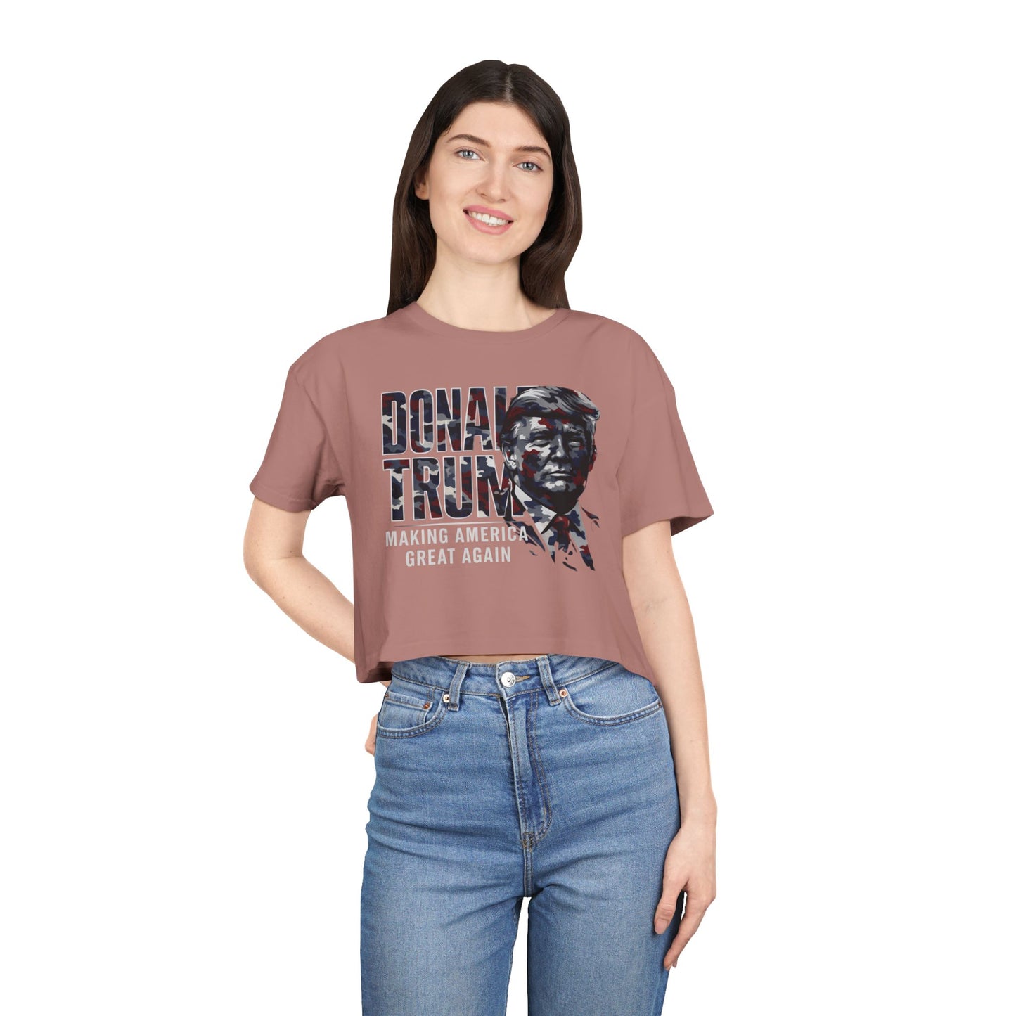 Making America Great Again Crop Top