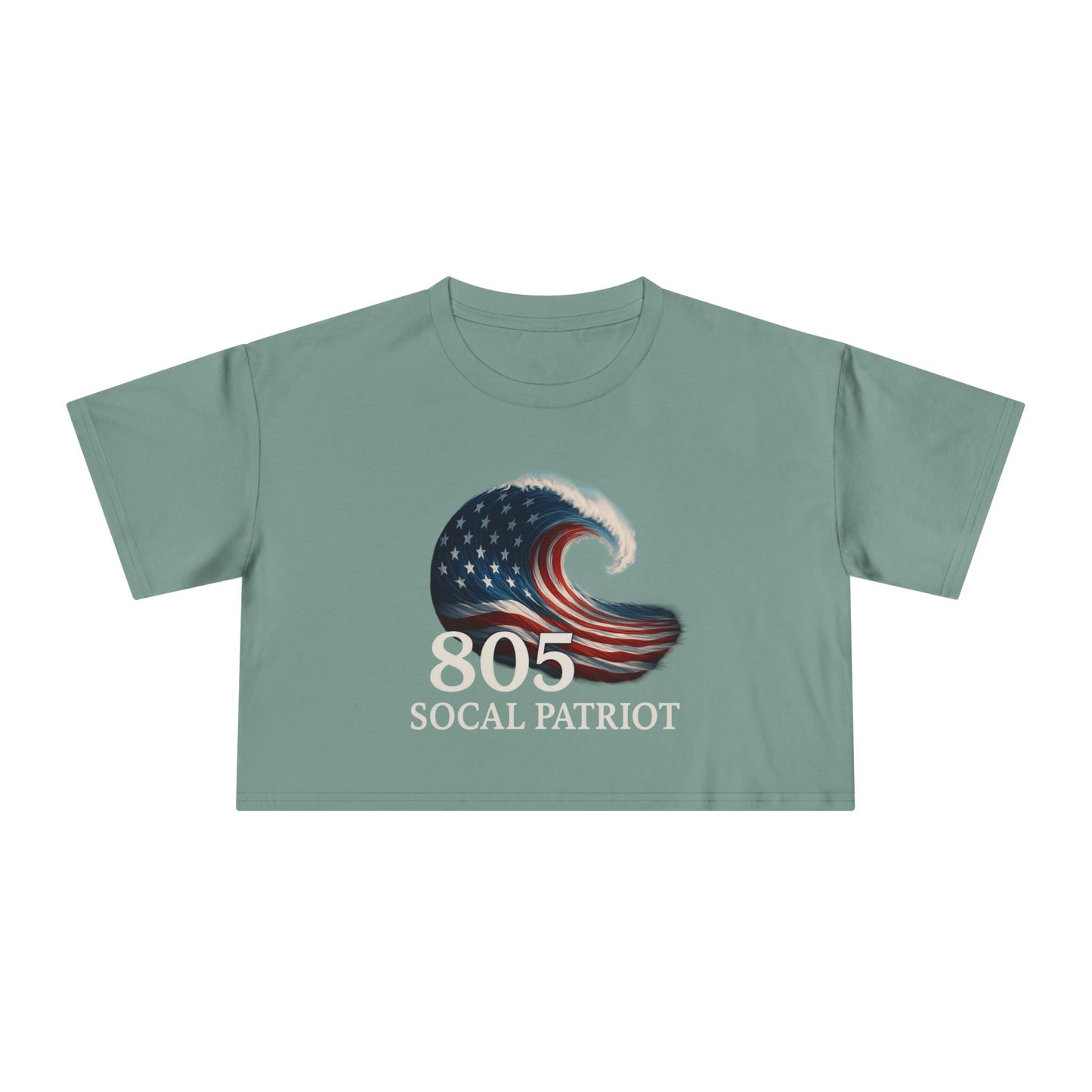 805 Wave Crop Top