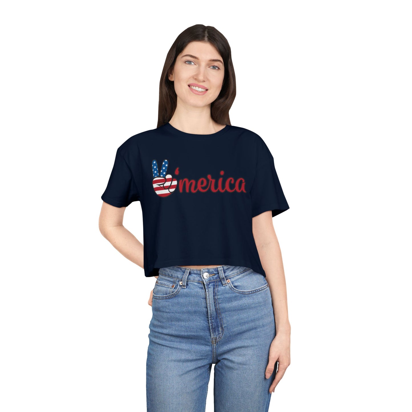 Merica Crop Top