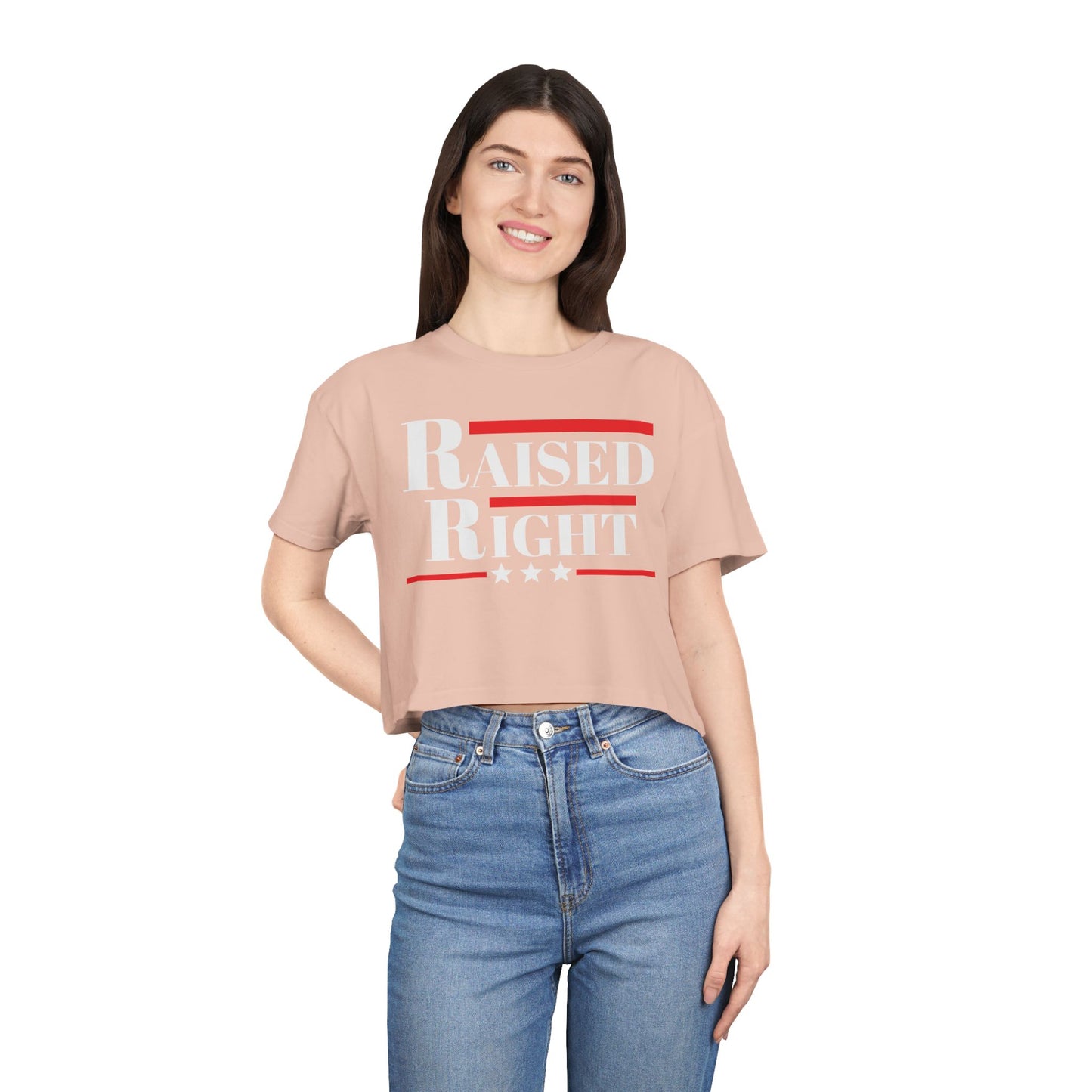 Raised Right Crop Top