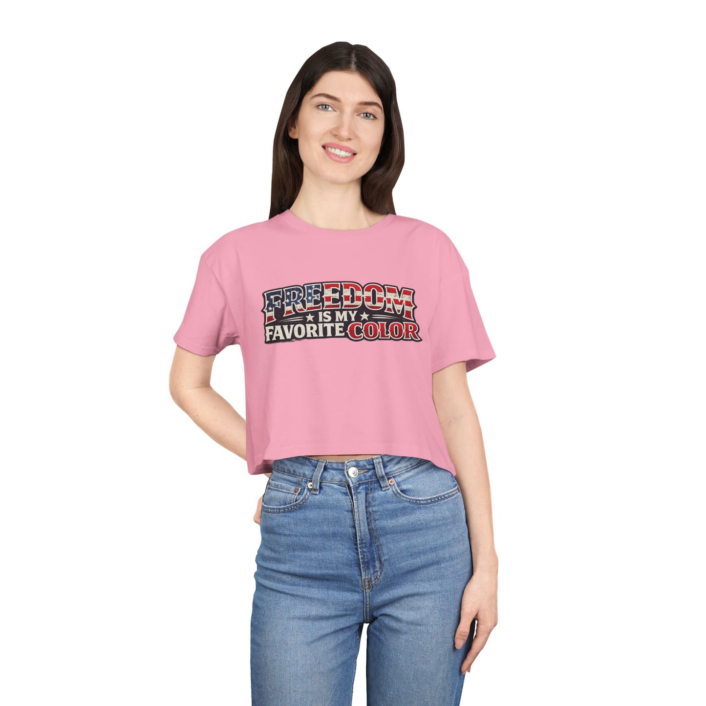 Freedom Color Crop Top