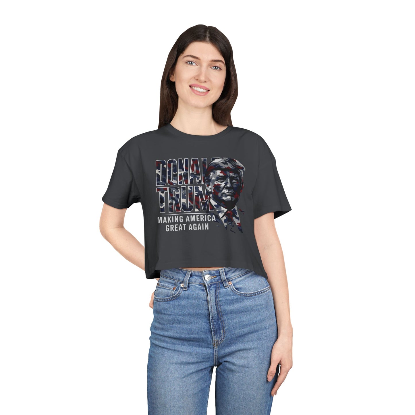 Making America Great Again Crop Top