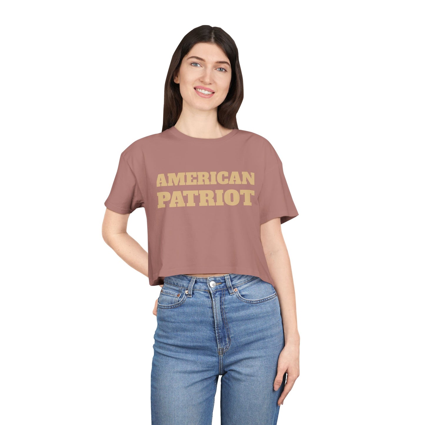 American Patriot Crop Top