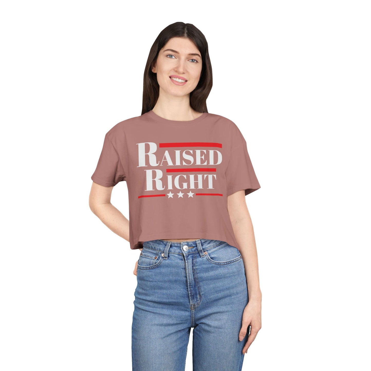 Raised Right Crop Top