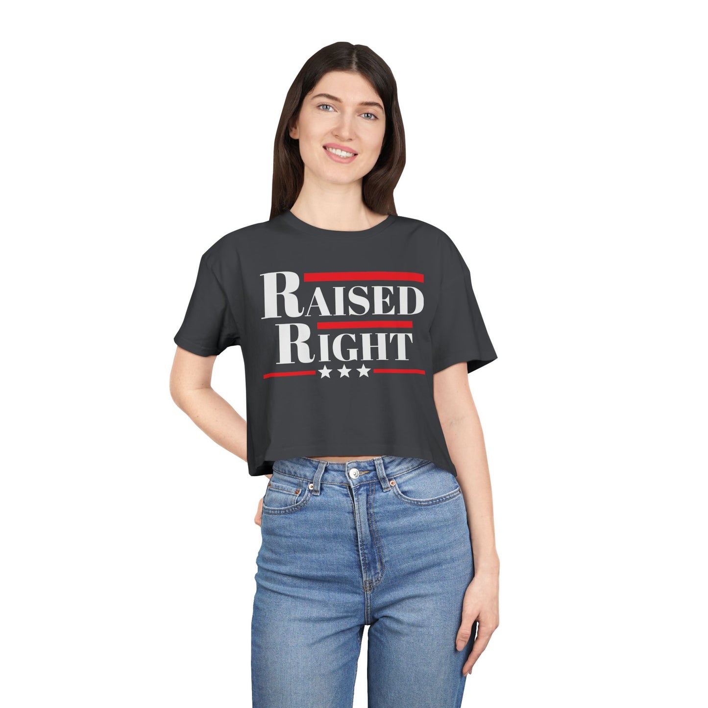 Raised Right Crop Top