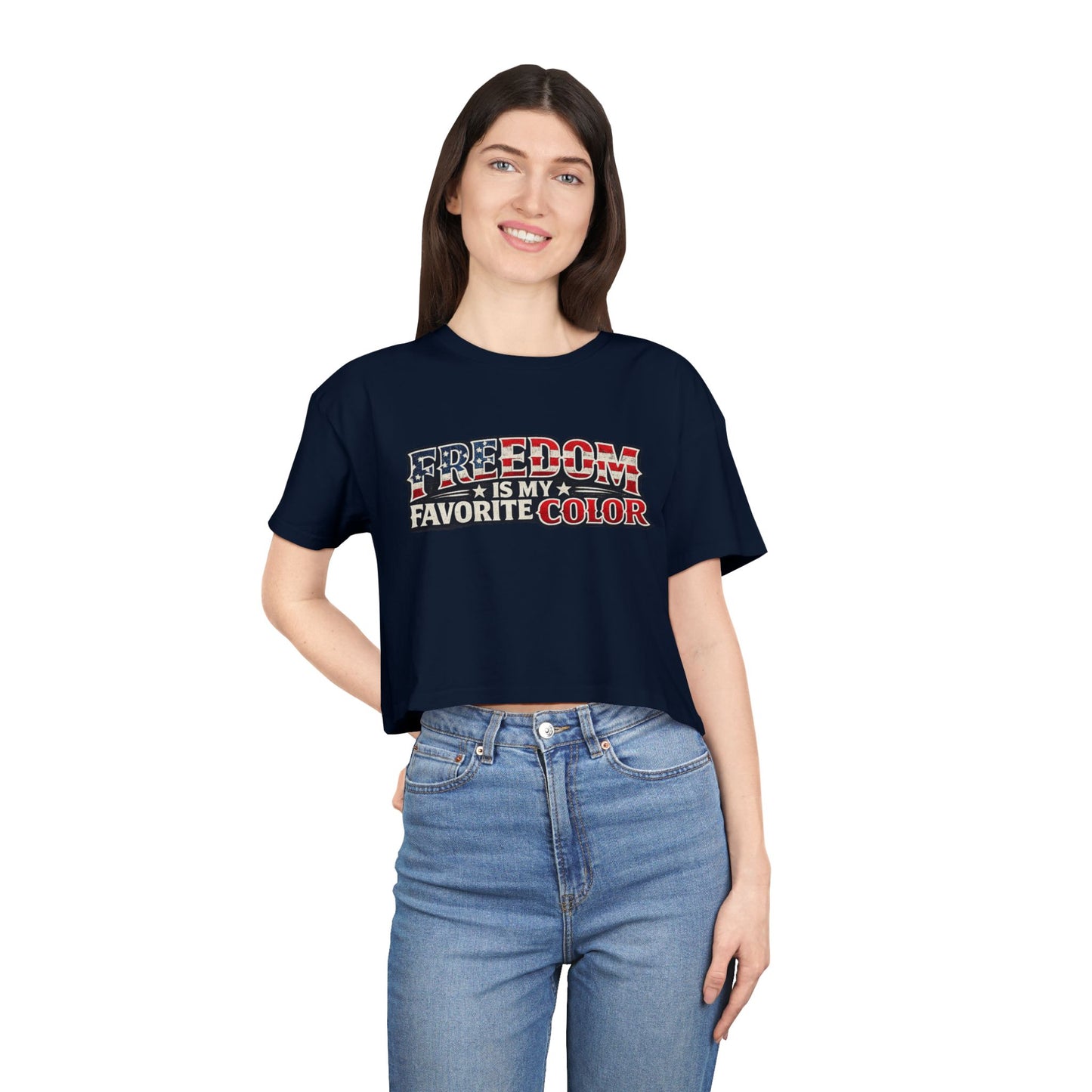 Freedom Color Crop Top