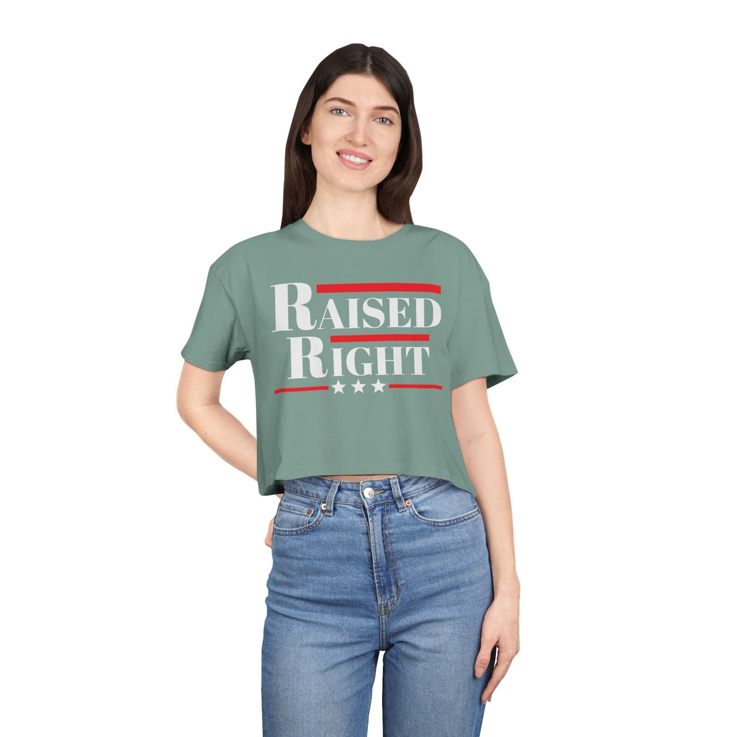 Raised Right Crop Top