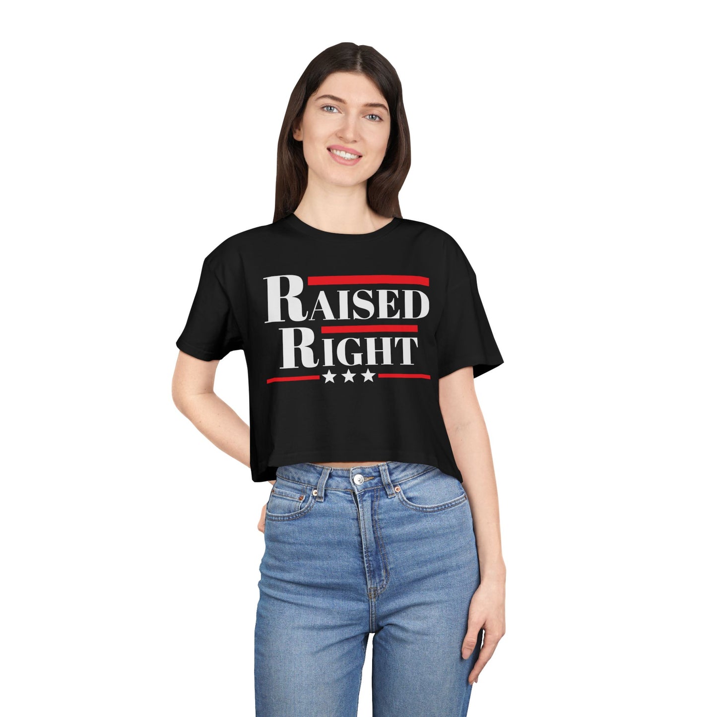 Raised Right Crop Top