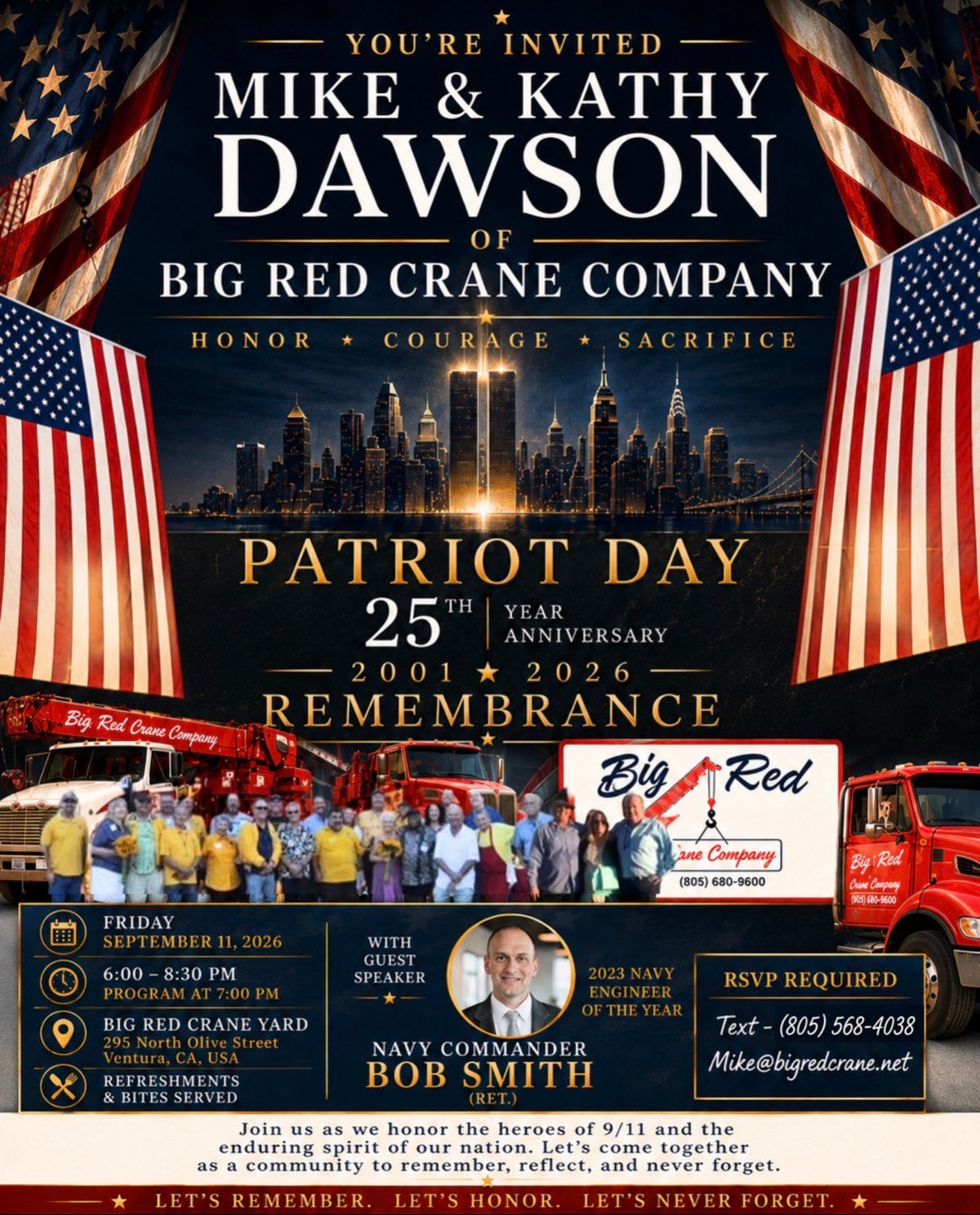 9/11 Patriots Weekend Events!