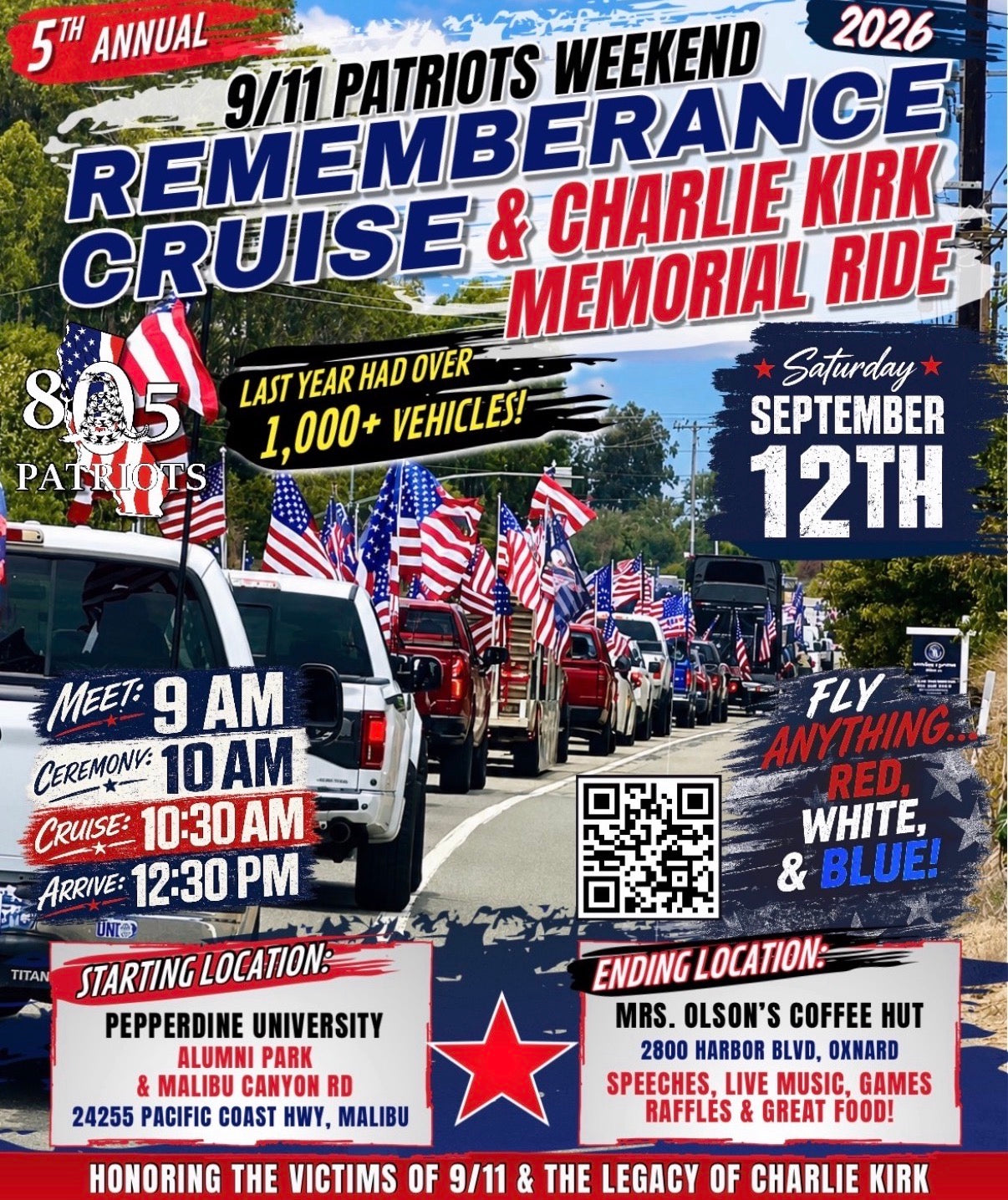 9/11 Patriots Weekend Events!
